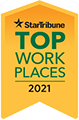 Star Tribune Top Places To Work 2021 Ribbon