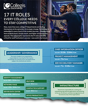 17 IT Roles infographic