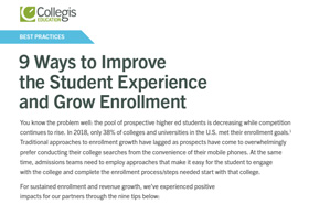 Nine Ways to Improve the Student Experience and Grow Enrollment