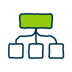 Icon of a diagram