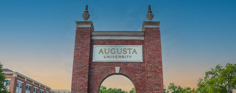 Augusta University outdoor campus entrance
